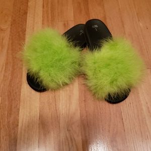 Lime Fur Slides